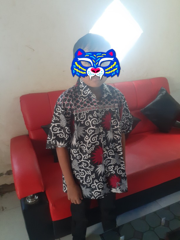 Promo!! Baju Batik Anak Laki Laki Lengan Pendek Batik Pekalongan ,(bisa Cod)  Umur 2- 12 Tahun