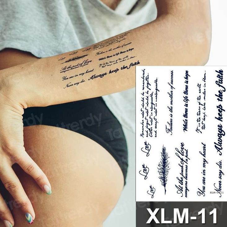 《ROSTER》 tato temporary tulisan tangan temporer tulisan waterproof