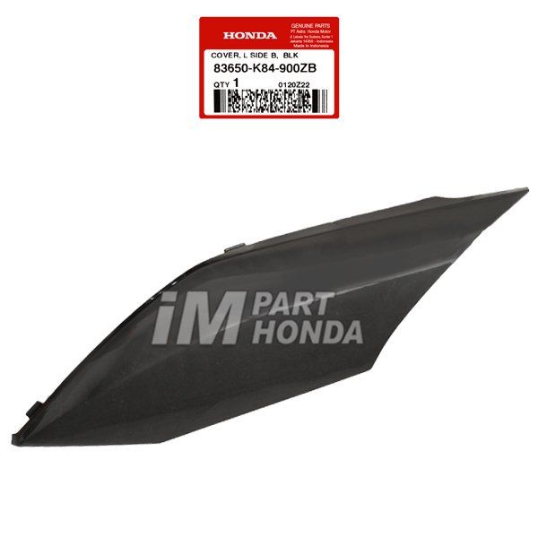 Cover Body Belakang Kiri CRF 150 L Hitam 83650-K84-900ZB
