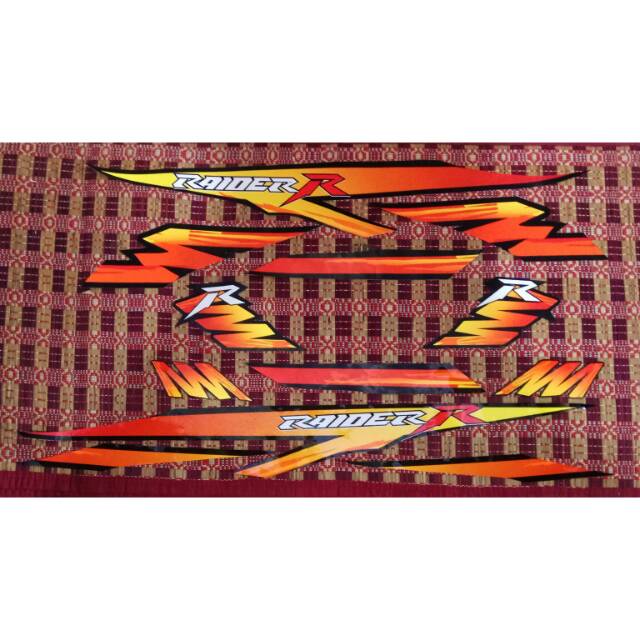 Striping satria fu facelift raider r zigzag