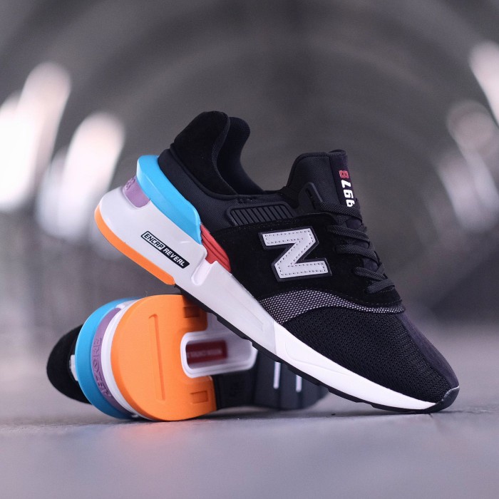 Sepatu New Balance 997 Multicolor - Hitam, 40