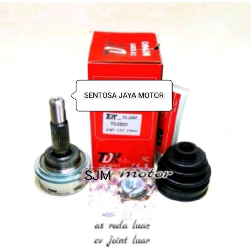 CV Joint Outter As Luar Great / Soluna / All New Corolla