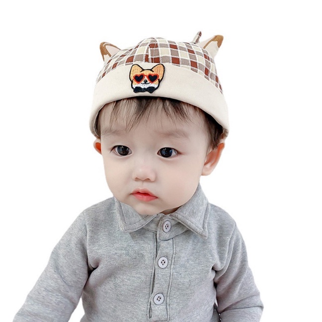 Topi Anak Bayi Laki Laki Perempuan Motif Kuping Anjing Lucu Aksesoris fashion pakaian anak HTX