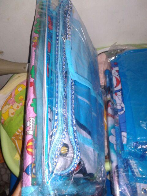 Rak Gantung 3in1 Karakter - Rak Tas - Rak Sepatu - Hanger Jilbab Resleting