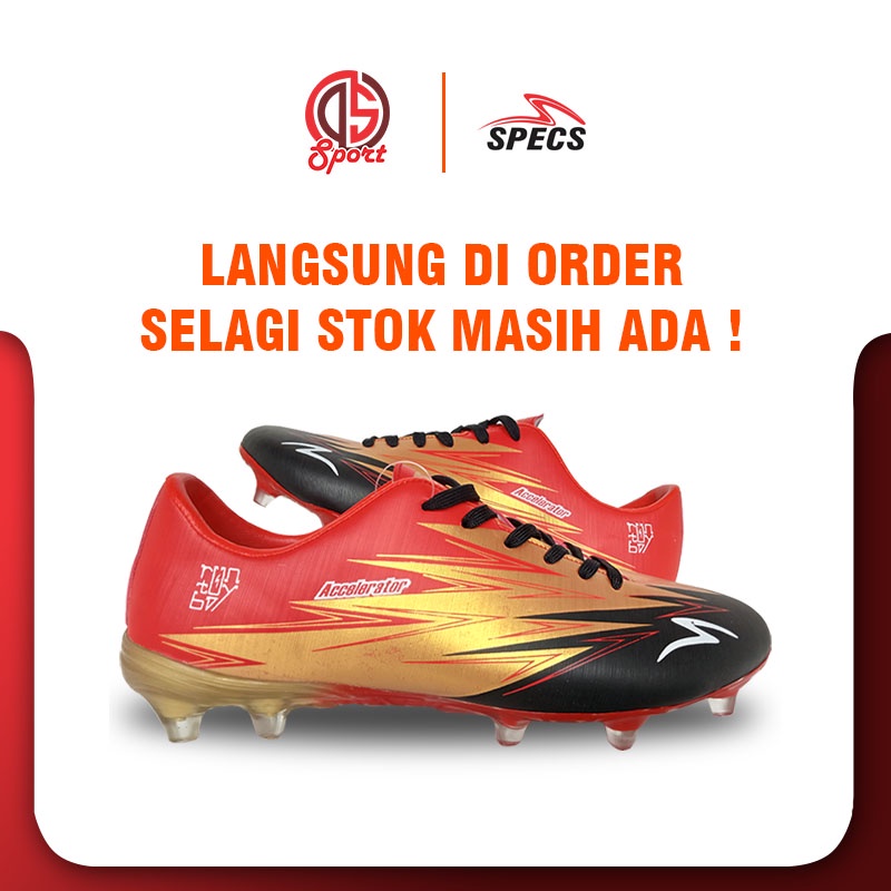Sepatu Bola Specs Lightspeed 3 FG Sepatu Sepakbola Accelerator Ls 3 White Blue Red-7