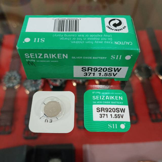 BATREI BATTREY BATERAI JAM Seizaiken seiko 371 SR920SW / SR 920 SW 920 ORIGINAL New