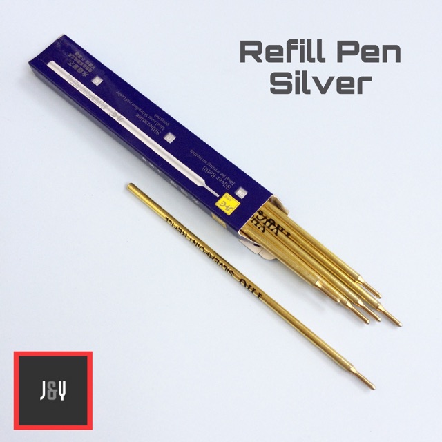 Refill pen sliver pulpen pola