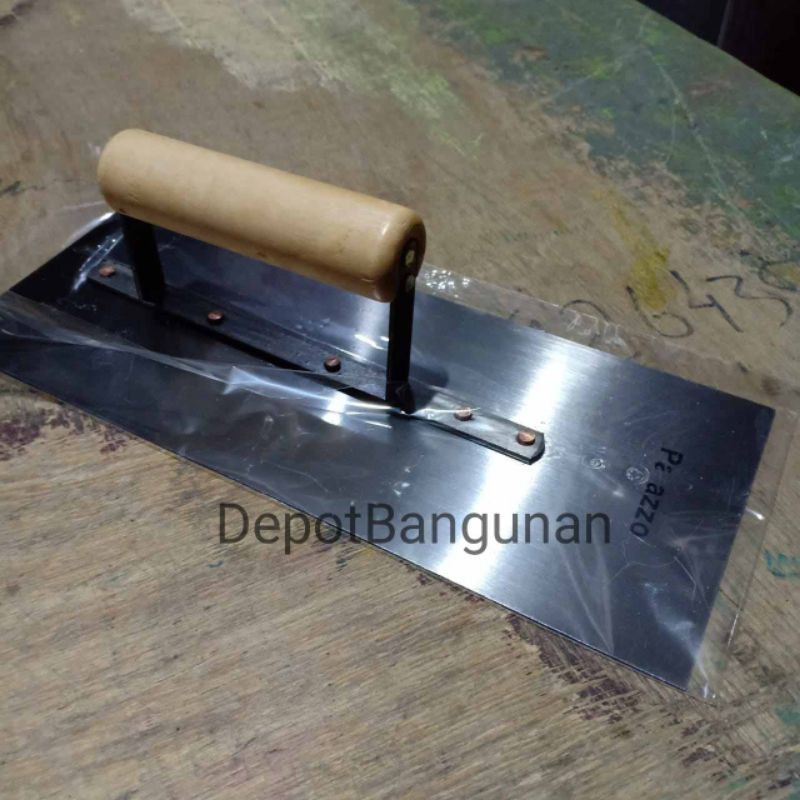 Roskam Raskam Seng Plat Gagang Kayu Plester Acian Tembok