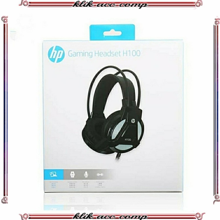 HP HEADSET GAMING HP H100/GAMING HEADSET HP H100 ORIGINAL