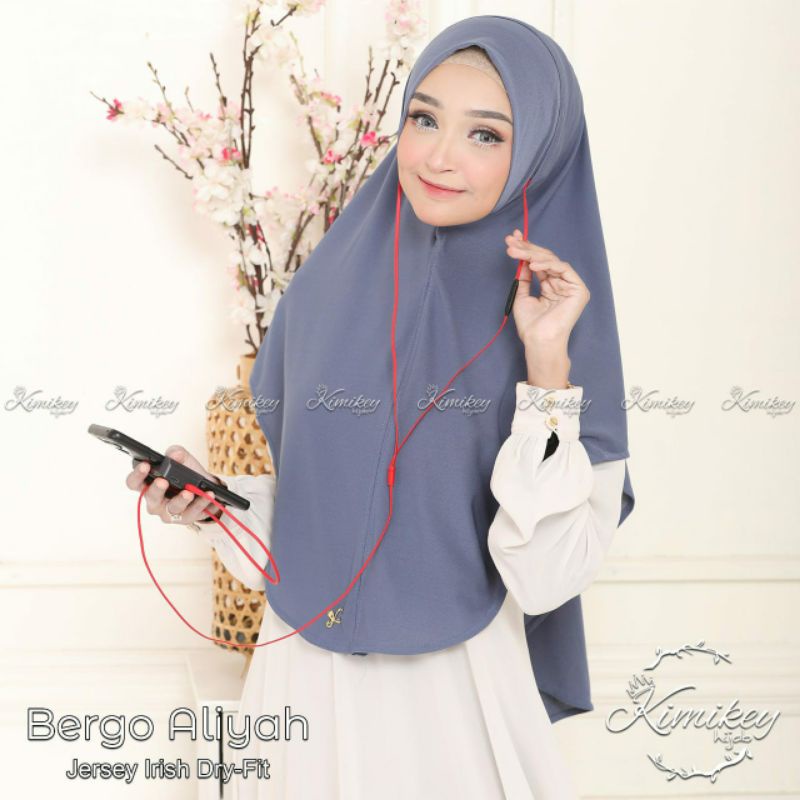 ORIGINAL KIMIKEY Bergo Aliyah hijab Instan aliyah non pad