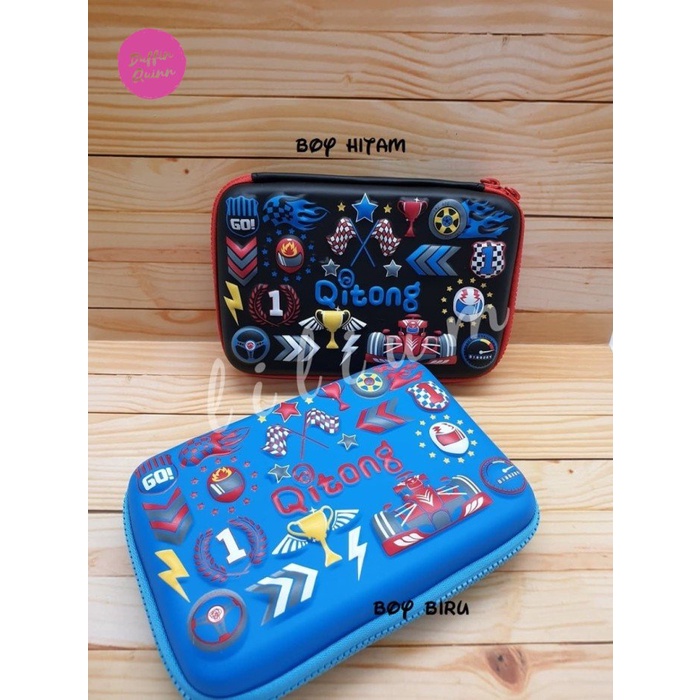 

Kotak pensil 3D Hardcase Unicorn Mermaid Dino seperti smiggle pencil