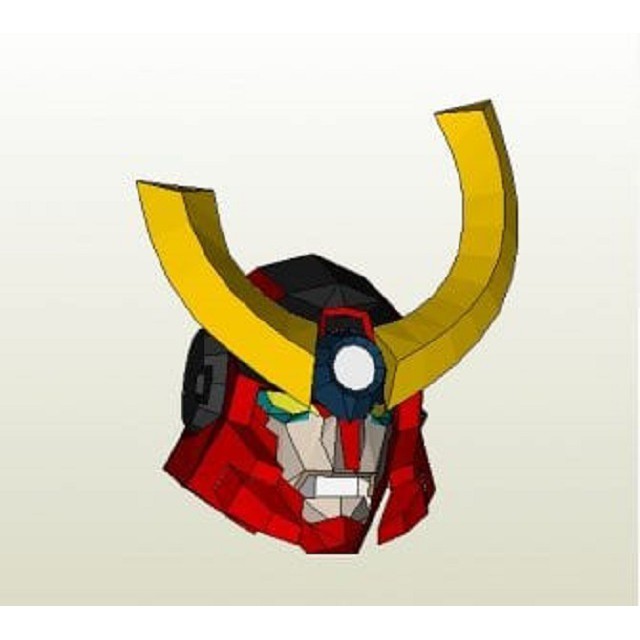 DIY Papercraft Tengen Toppa Gurren Lagann Helmet