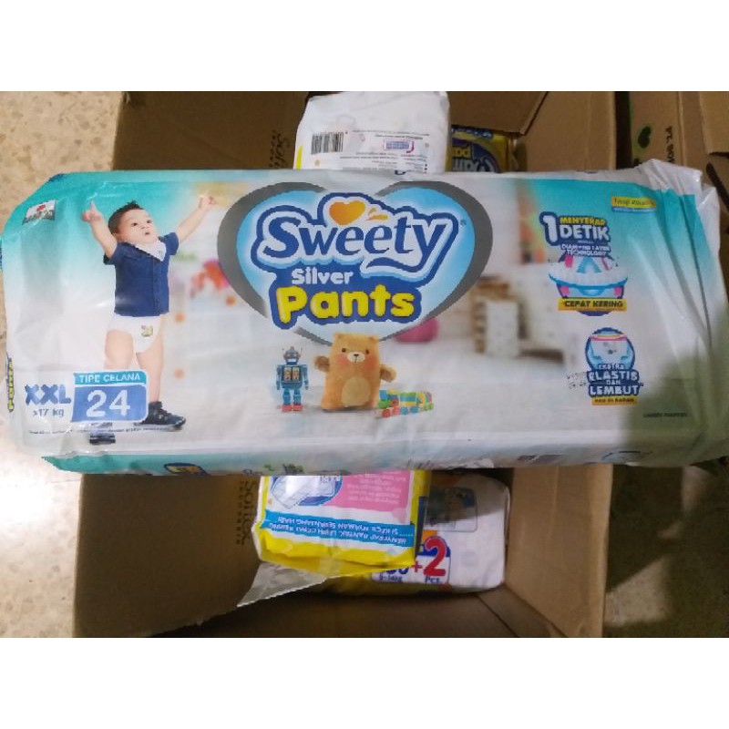 Sweety Silver Pants XXL 24/ SILVER BOYS XXL24/ SILVER GIRLS XXL24