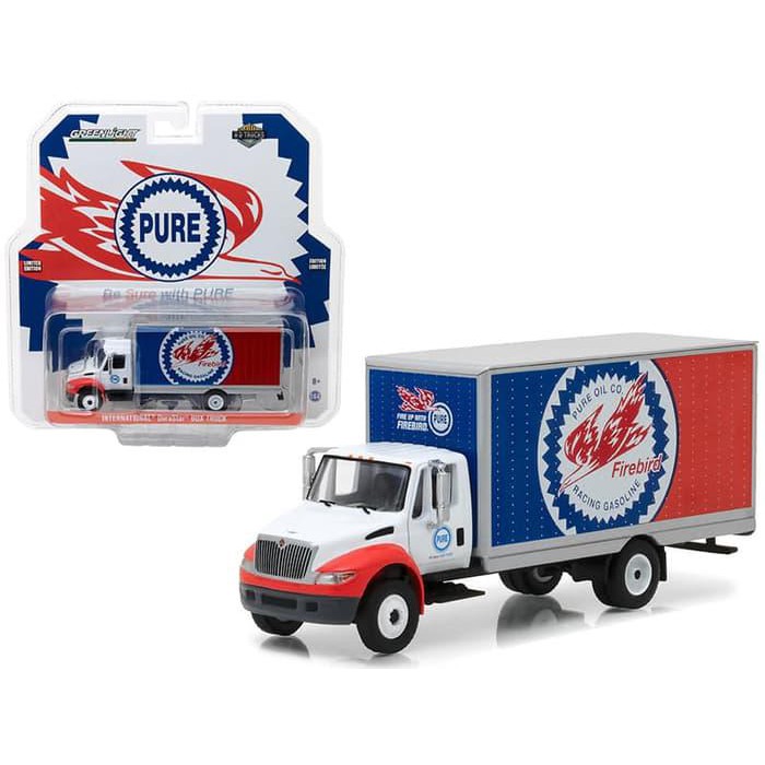 Miniatur Mobil Diecast Greenlight 1 64 Hd Truck International Durastar Box Truck Pure Oil Shopee Indonesia