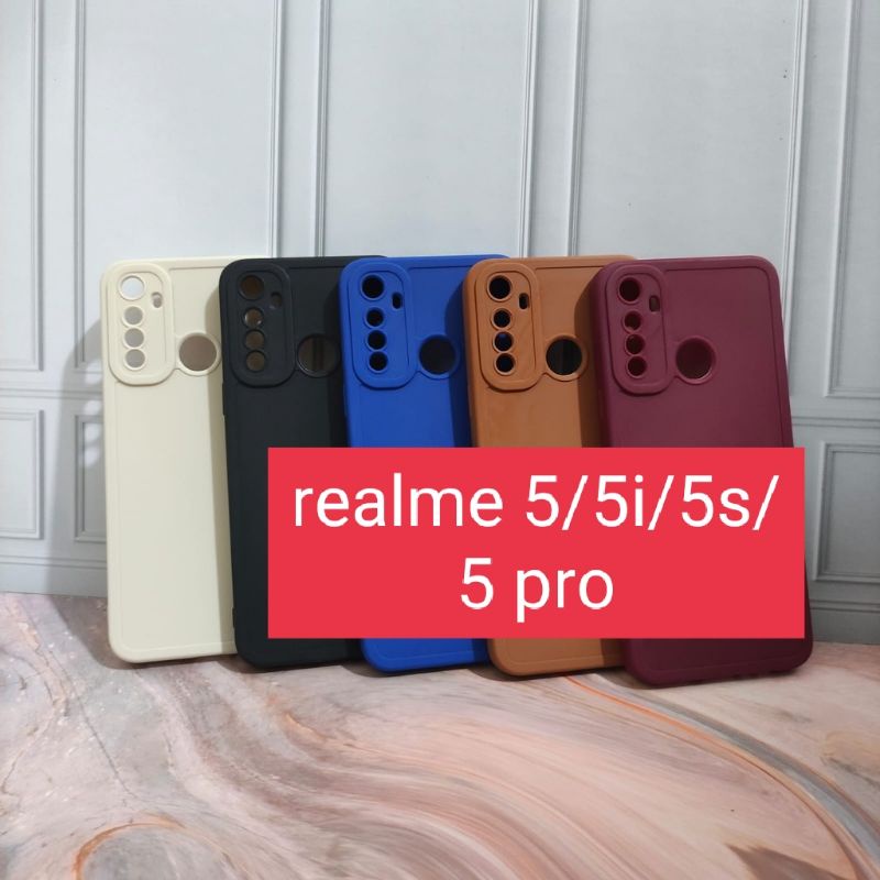 Soft case/slikon/kondom macaron pro camera/kamera type Hp Realme 5/realme 5i/realme 5s/realme 5 pro