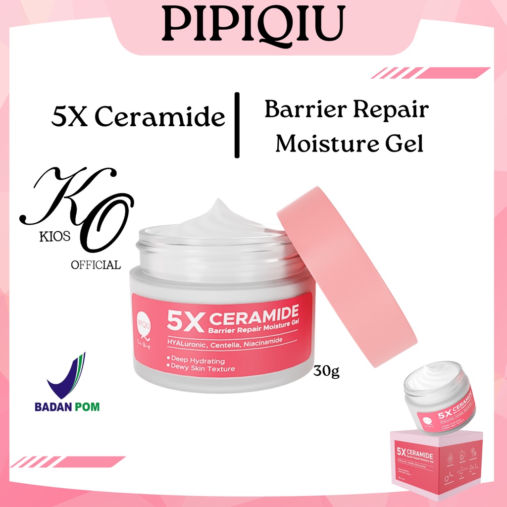 Pipiqiu 5x Ceramide Barrier Repair Moisture Gel 30g