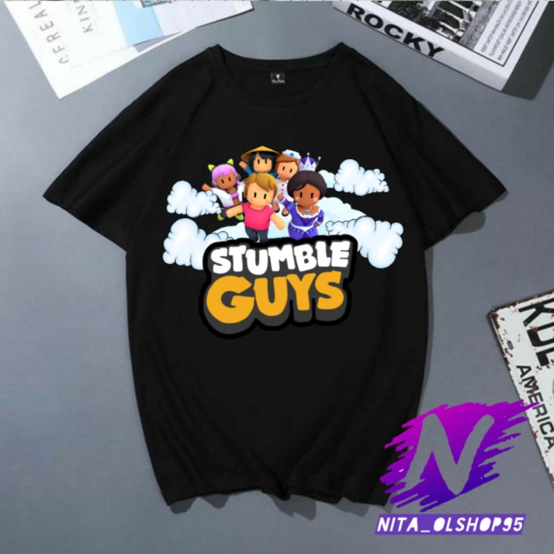 baju anak stumble guys adventur terbaru kaos stumble guys