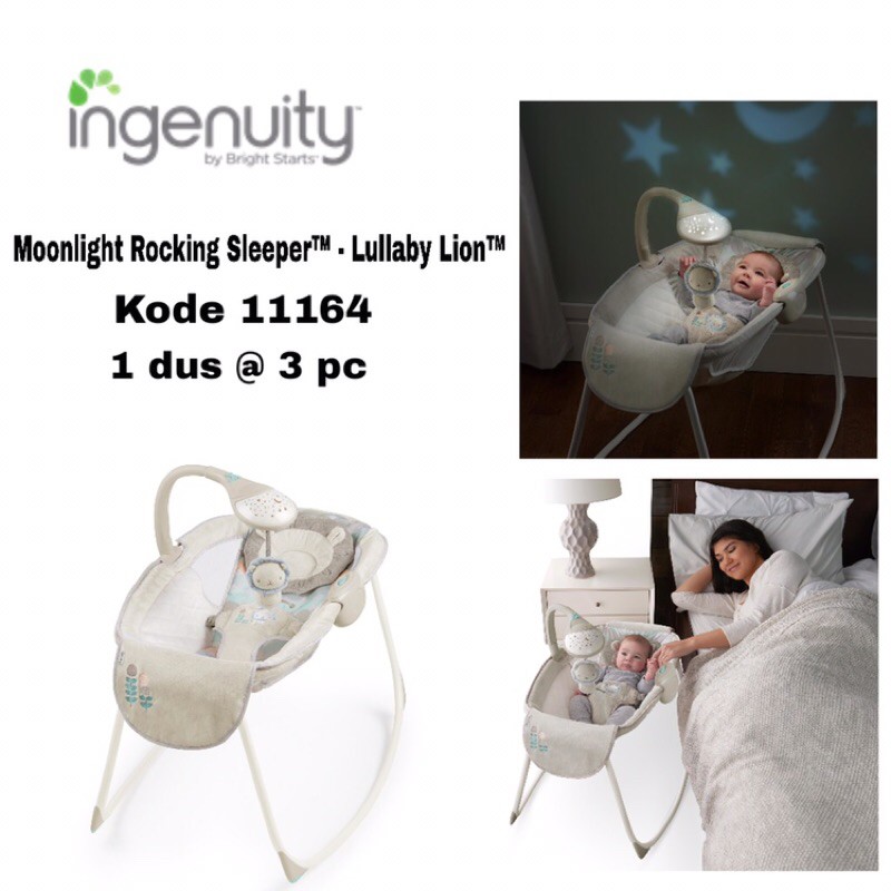 Bouncer Ingenuity moonlight rocking Sleeper Lullaby Lion 11164