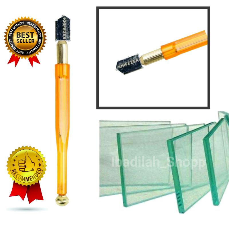 

Pisau Pemotong Kaca Glass Cutter Diamond Cutting Tool - L9-KNIFEZER
