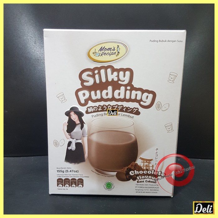 

Silky Pudding Mom's Recipe Tepung Premix Instan Pudding Coklat 155gr