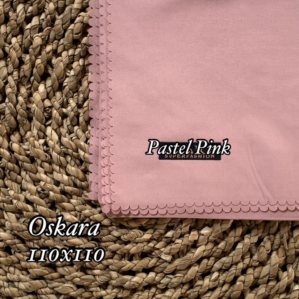 Jilbab Segi empat OSKARA by Azara part 2-PASTELPINK oskara