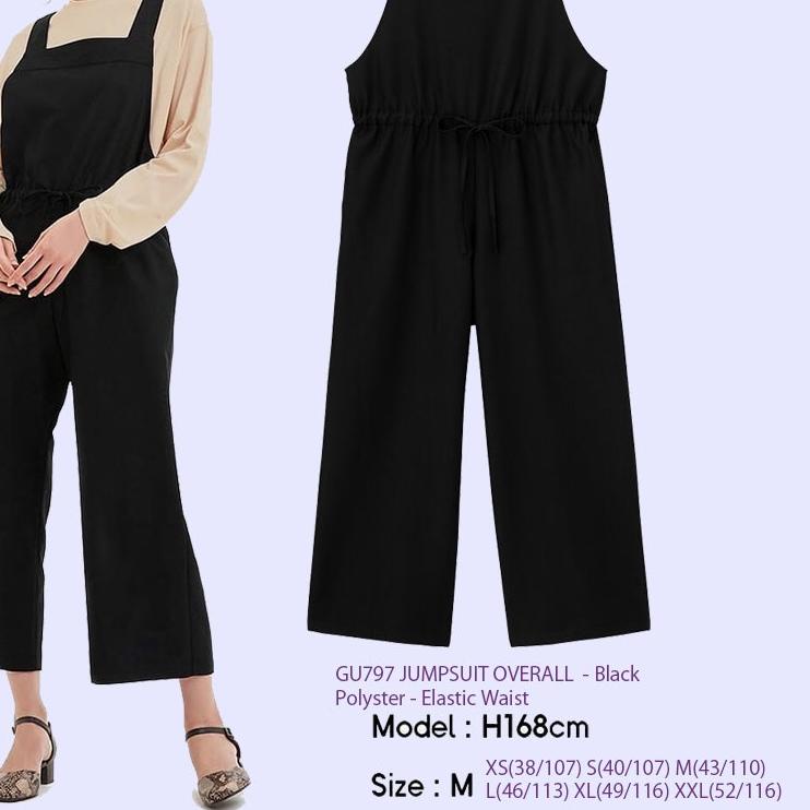 ☏ UNIQLO JUMPSUIT GU797 JUMPSUIT OVERALL ☚