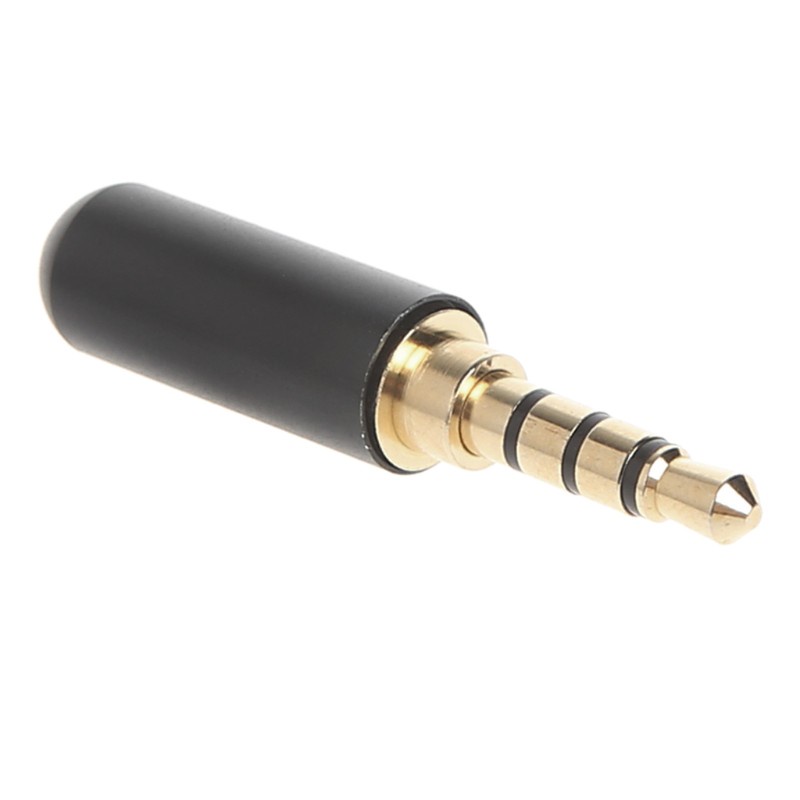 Cre Adapter Jack Audio 3.5mm 4 Pole Male Untuk Earphone / Headphone