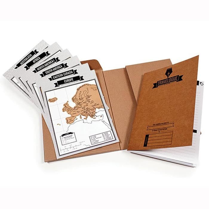 

Funn Art Buku Travel Jurnal XX-FN-FA16T0016 Travelogue Scratch Journal BKIL_786