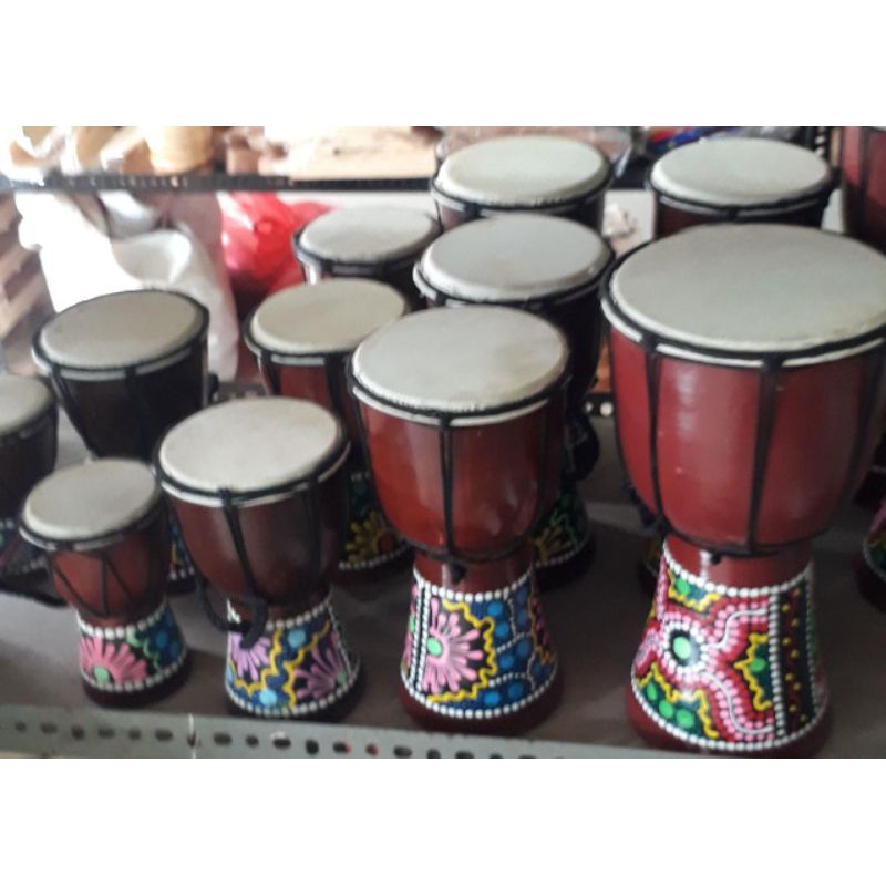 jimbe paket /Jimbe kecil /jimbe mainan /kendang jimbe sepaket