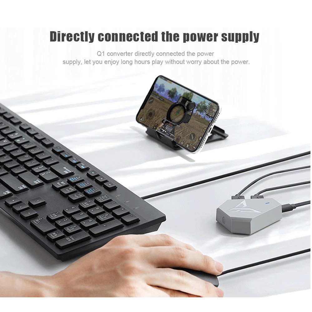 FLYDIGI Q1 - Mobile Game Keyboard Mouse Converter for Android and iOS