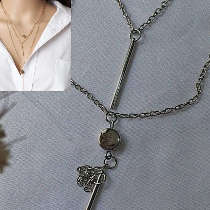 ✿AYN✿ multilayer Kalung FA42 Wanita Aksesoris hadiah