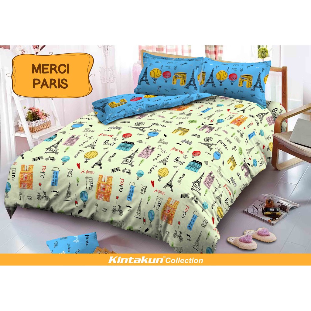 Bed Cover Set KINTAKUN DLUXE King Size 180x200cm MOTIF Bed Cover Set KINTAKUN DLUXE King Size 180x200cm MOTIF