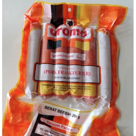 

Aroma Pork Frankfurter / Sosis Babi Frankfurter 250 Gr