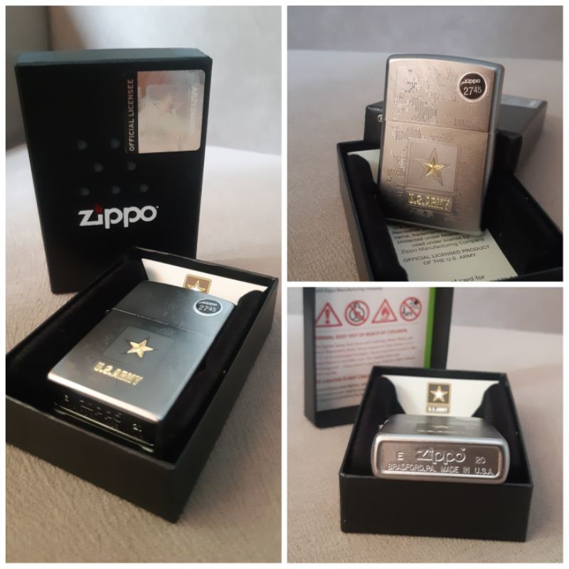 Zippo 29388 US ARMY Satin Chrome