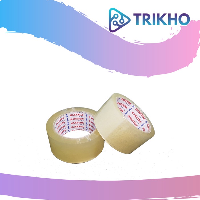

Bagus Lakban Bening 2 Inch (48Mm) / Clear Tape Haketda 60 Yard Hemat