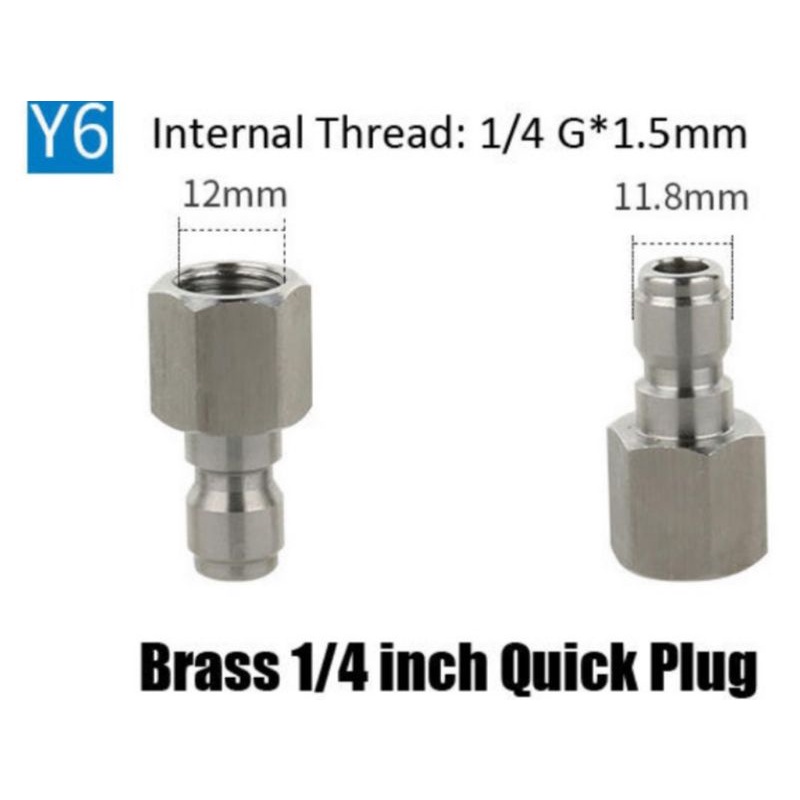 internal thread quick plug 1/4G