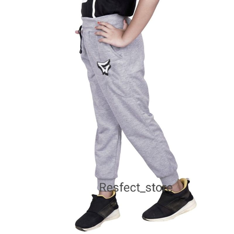 Celana Jogger Panjang Training Trening Pria Wanita M L XL bahan babyterry