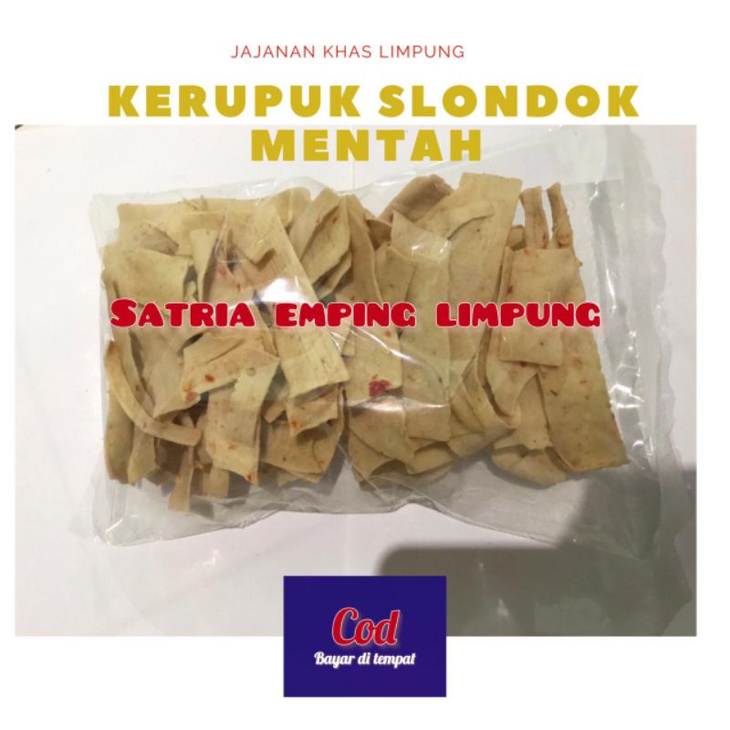 

KERUPUK SLONDOK MENTAH 250 gram