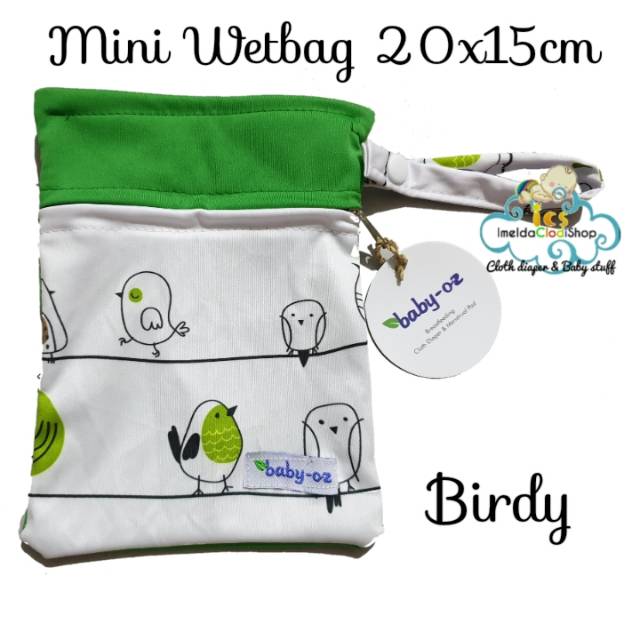 Wet &amp; dry bag baby oz tas basah dan kering / tas clodi menspad