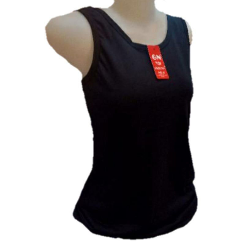 Tanktop Goldennick Kaos Dalam Polos Hitam