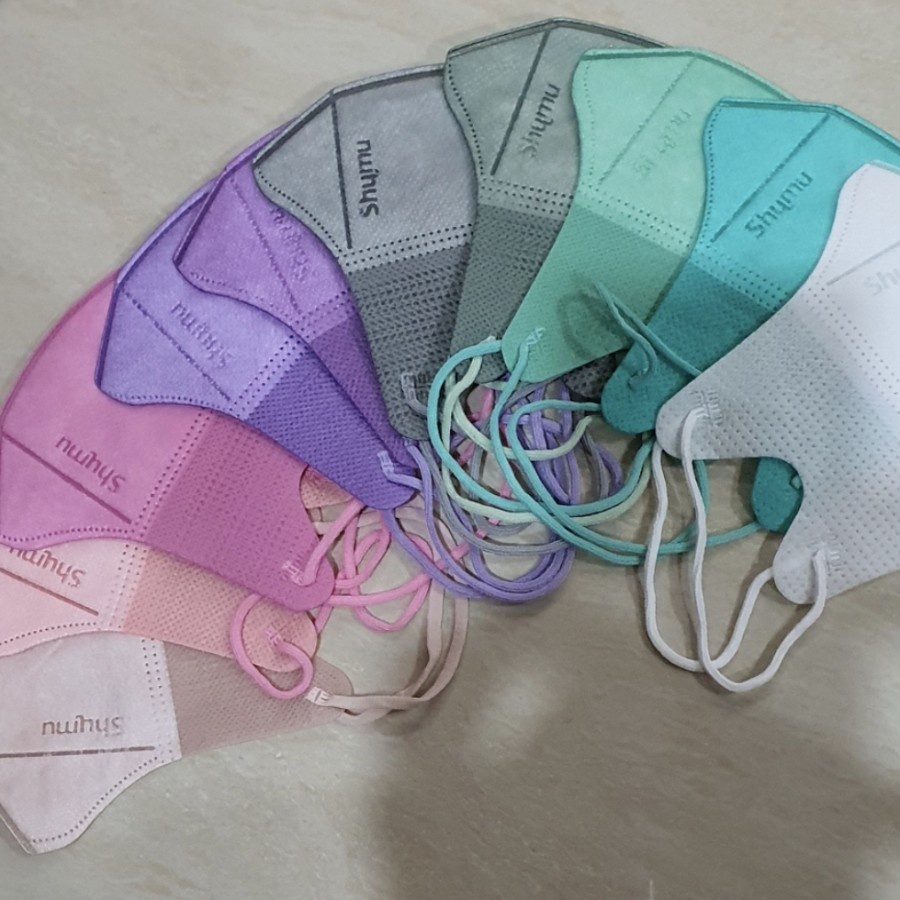 Masker Duckbill Warna 4Ply Shumu Kemenkes