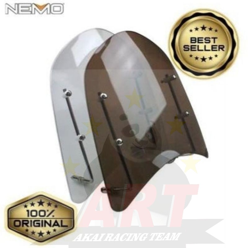 New Winshield Nemo Model Genio Universal Vario,Scoopy,Beat,Vario,Mio,Fino,Supra,Revo,Blade,Jupiter