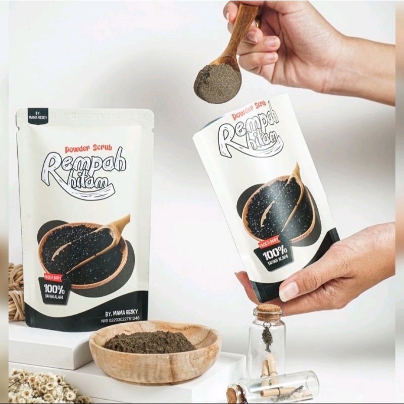 Lulur Rempah Hitam Original Mama Rezky