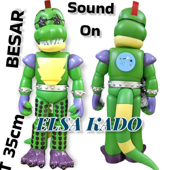 Figure Five Night At Freddy Set Isi 6 Foxy Chica Mainan Topper Cake