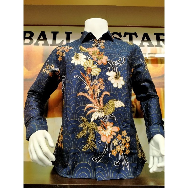 Batik Bali Lestari Slimfit lengan panjang