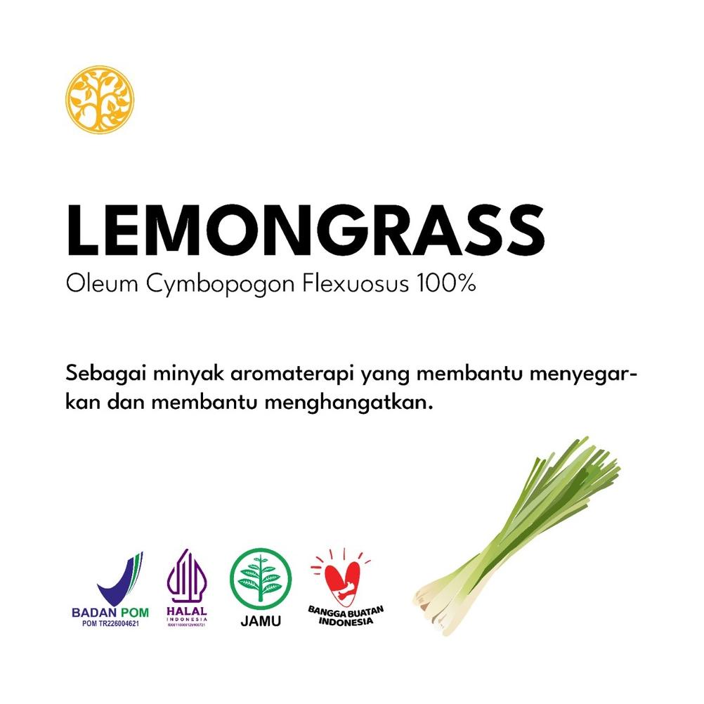 Darjeeling Lemongrass Essential Oil / Minyak Sereh Dapur Aromaterapi