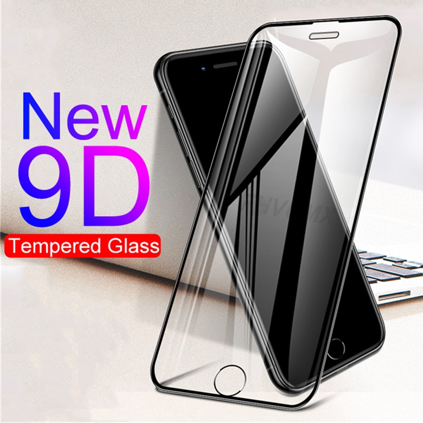 Pelindung Layar Tempered Glass 9d Curved Untuk Iphone 11 12 Pro Max Mini Xr Xs Max