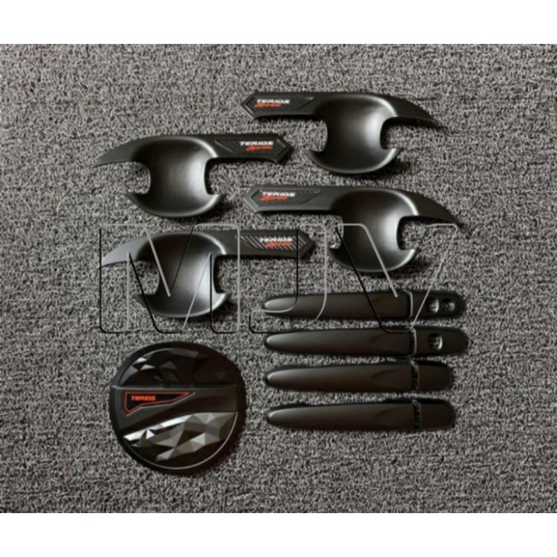 PAKET OUTER COVER HANDLE COVER TANGKI ALL NEW TERIOS 2018-2021 HITAM
