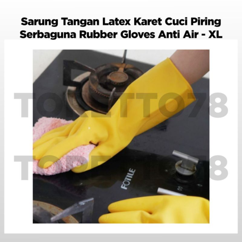 SARUNG TANGAN CUCI PIRING KARET LATEX