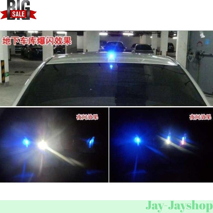 Shark Fin Lampu Solar Mobil Bentuk Sirip Hiu 8 LED PROMO